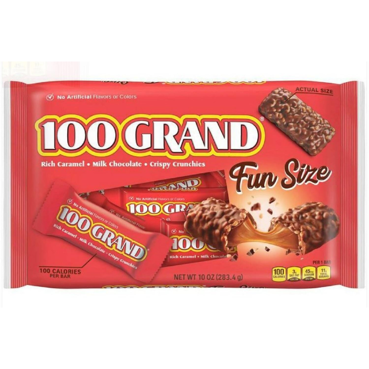 Nestle's, 100 Grand Fun Size Laydown Bag, 10 Ounce