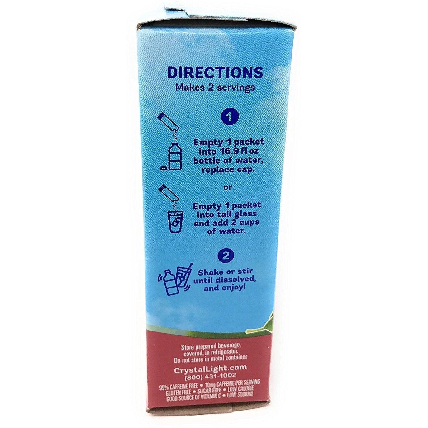 Crystal Light On The Go Raspberry Green Tea, 10-Packet Box (Pack Of 4)