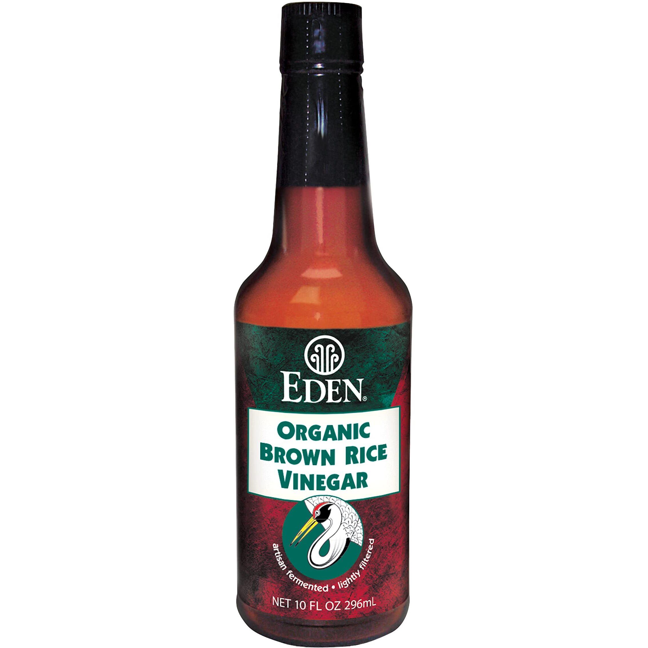 Eden Organic Brown Rice Vinegar, 10 Fl Oz Amber Glass, Imported