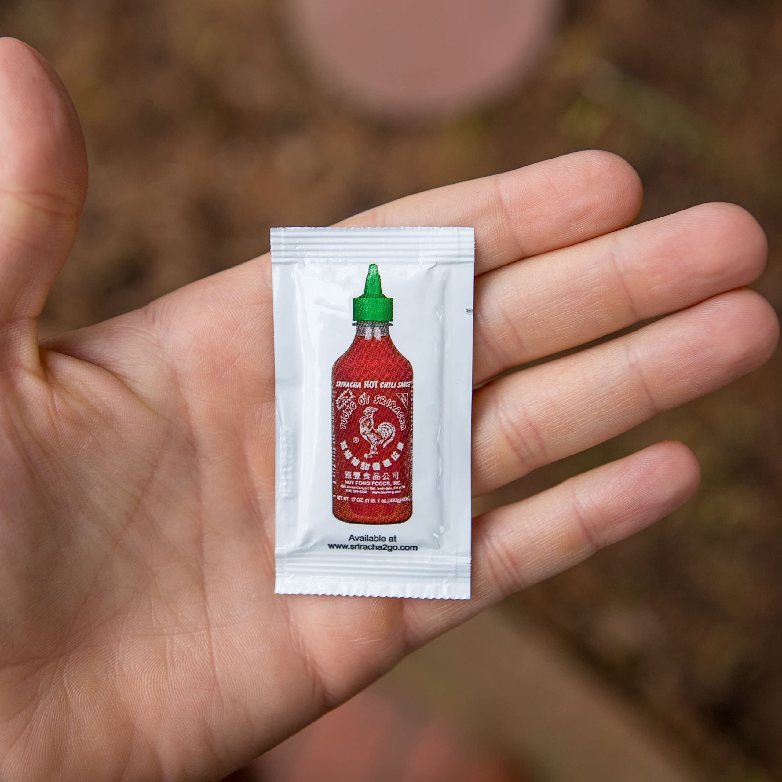 Sriracha2Go - Huy Fong Foods Sriracha Chili Hot Sauce Packets (50-Pack)