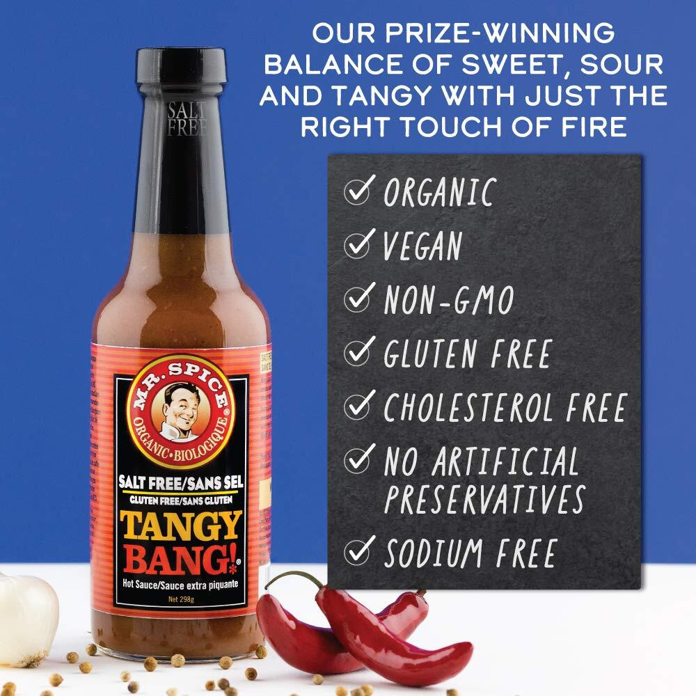 Mr. Spice Organic - Salt Free Sauce (Tangy Bang, Single)