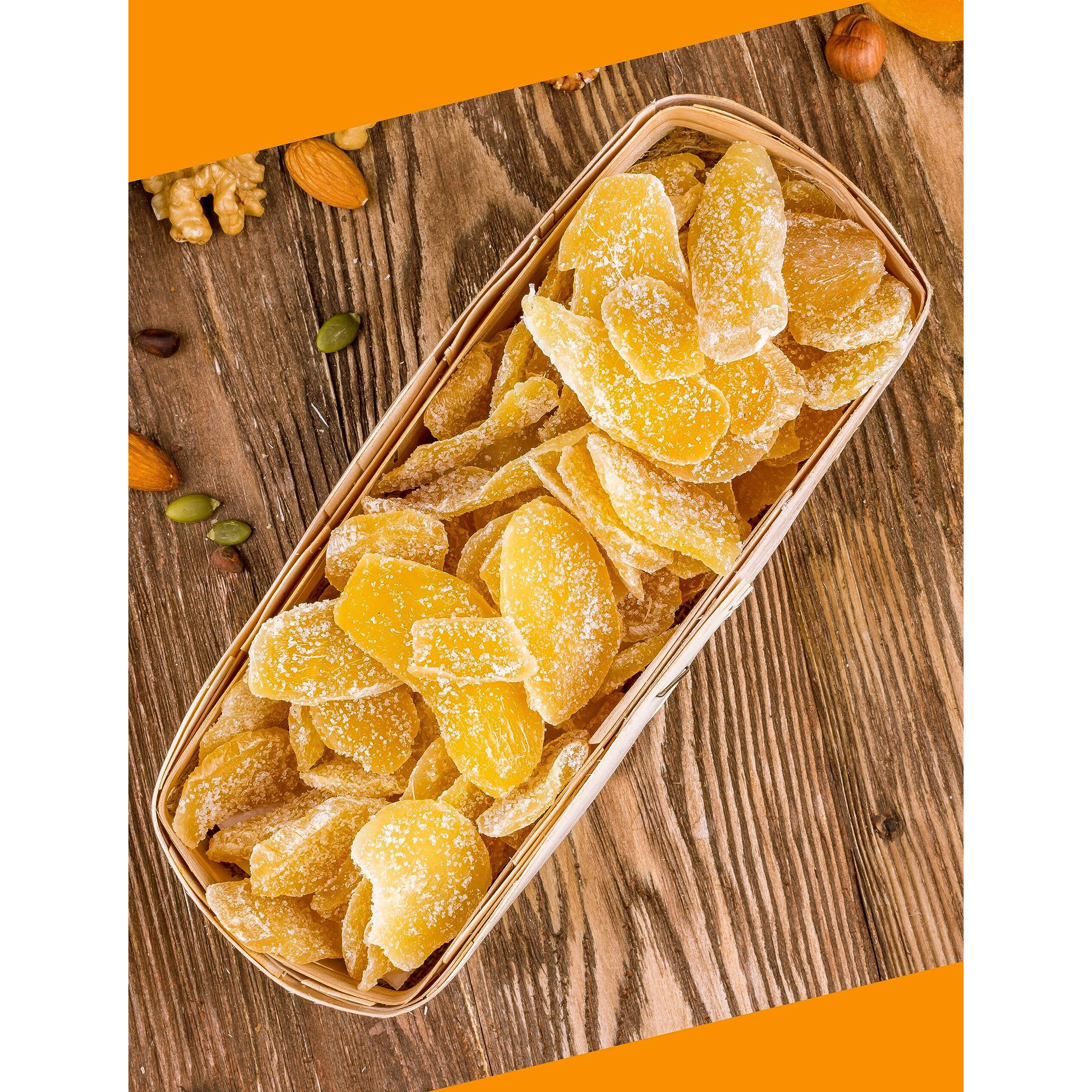 Anna And Sarah Dried Crystallized Ginger In Resealable Bag, 1 Lb.