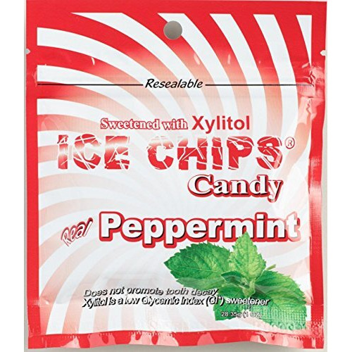 Ice Chips Xylitol Candy In Resealable Pouch (1 Oz) 8 Pack Assortment