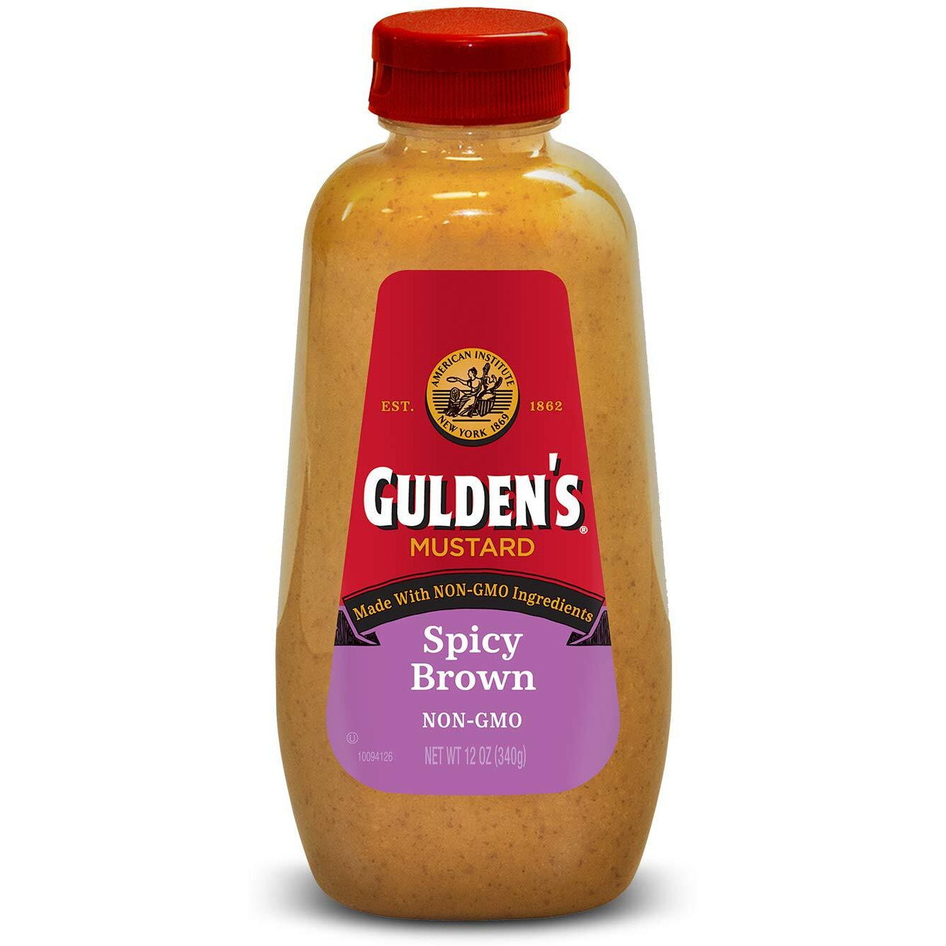Gulden's Spicy Brown Squeeze Bottle Mustard 12 Oz (Pack Of 12)