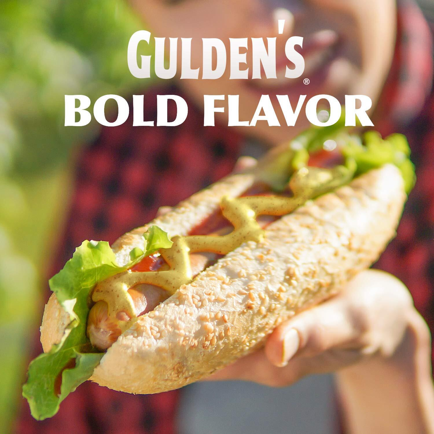 Gulden's Spicy Brown Squeeze Bottle Mustard 12 Oz (Pack Of 12)