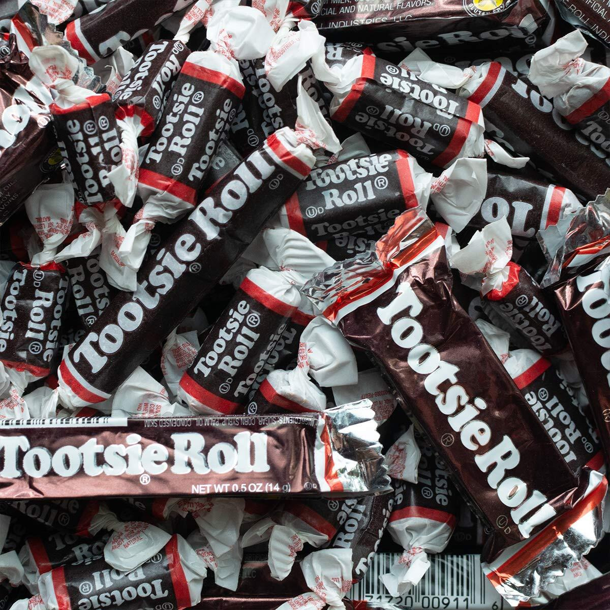 Tootsie Roll Mega Mix, 5 Different Shapes And Sizes Of Classic Chocolatey Tootsie Rolls - 4 Pound Bag