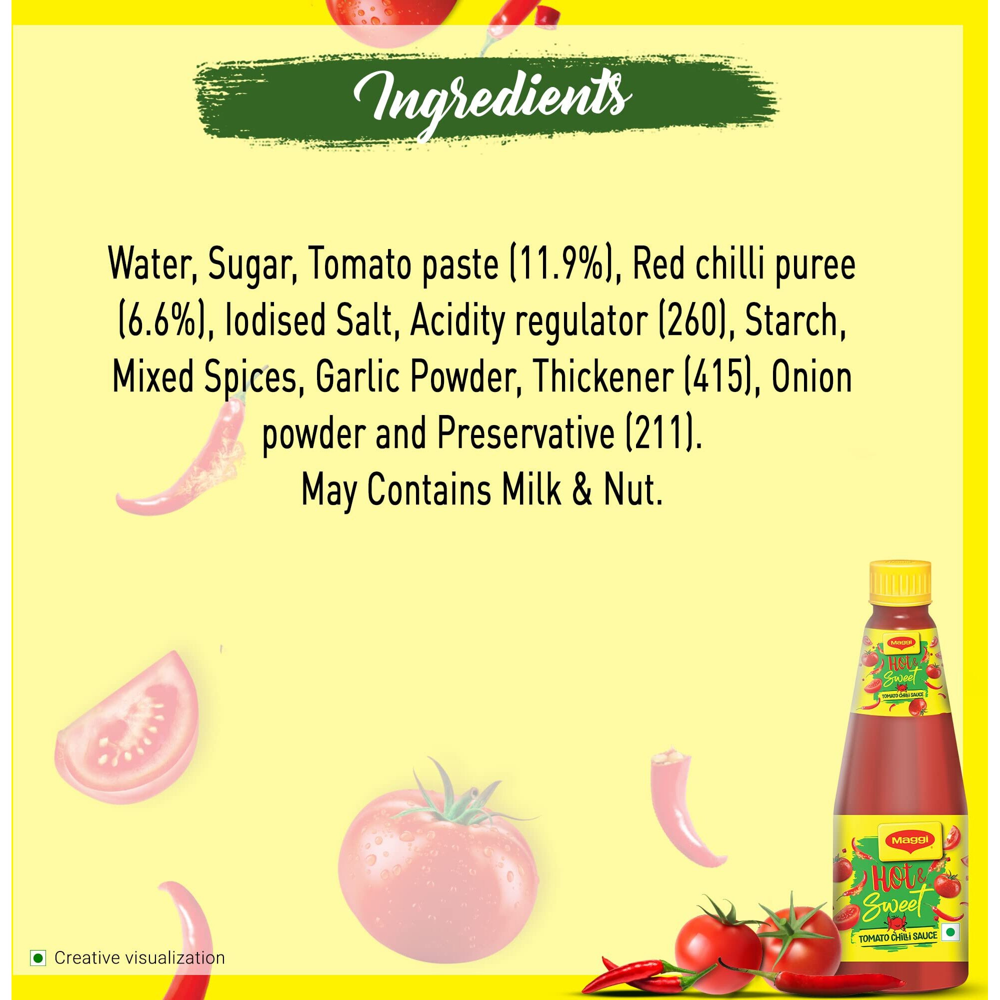 Maggi Hot & Sweet Tomato Chilli Sauce 500G