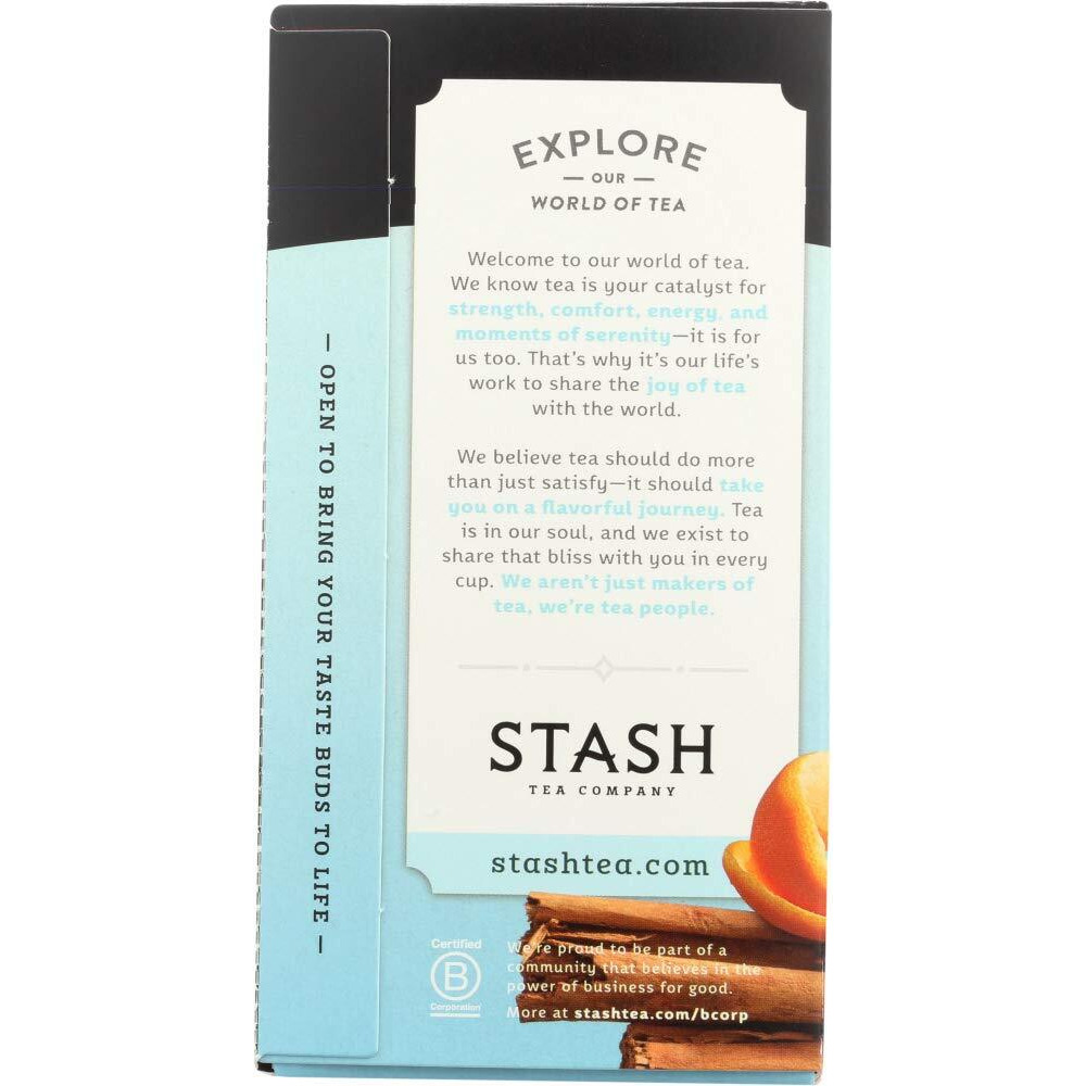 Stash Tea Licorice Spice Herbal Tea 20 Count Tea Bags In Foil (Pack Of 3), Tea Bags Individually Wrapped In Foil (Packaging May Vary), Naturally Sweet Herbal Tisane, Zero Caffeine, Drink Hot Or Iced