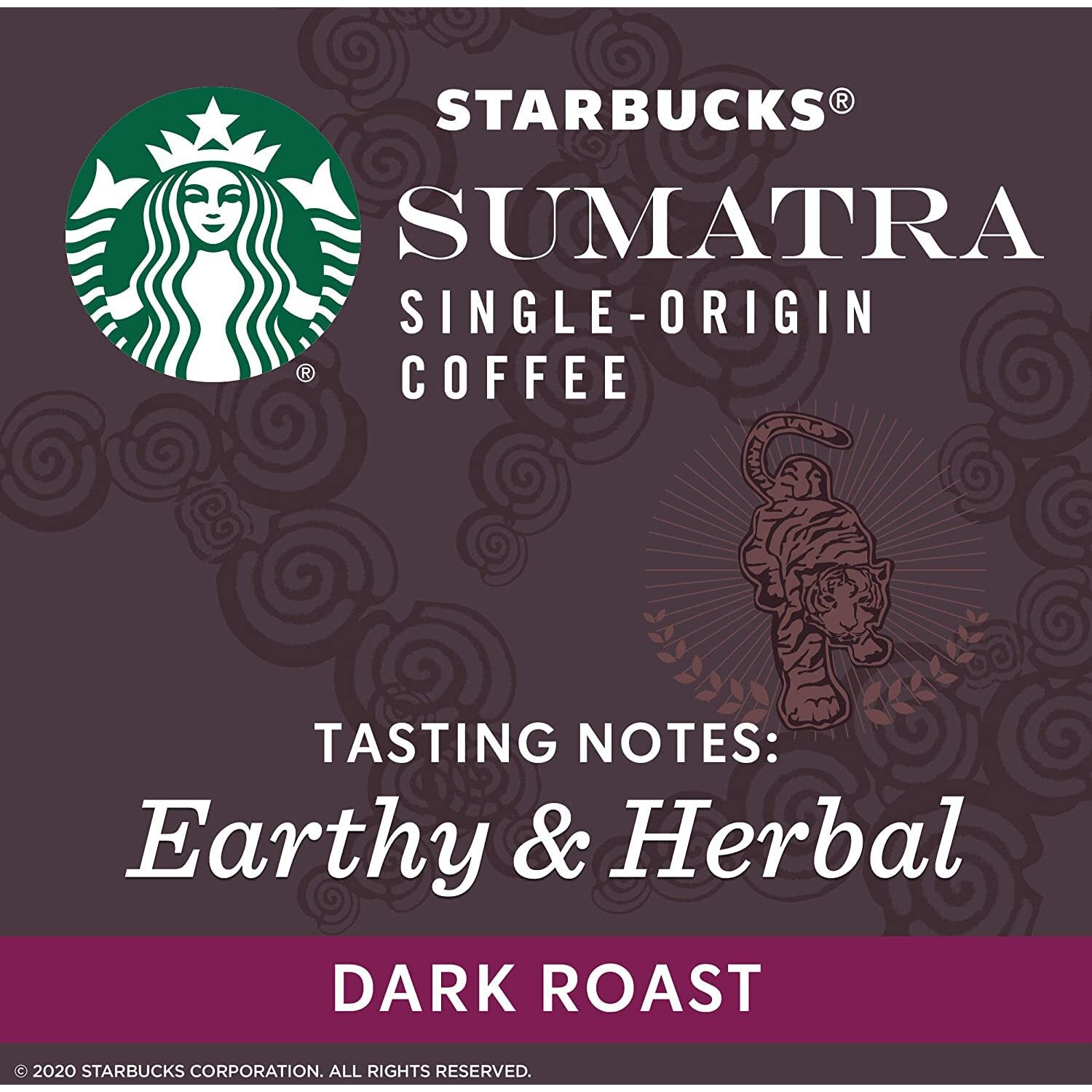 Starbucks Sumatra Single Serve K-Cup Pods For Keurig Brewers, 24 Count