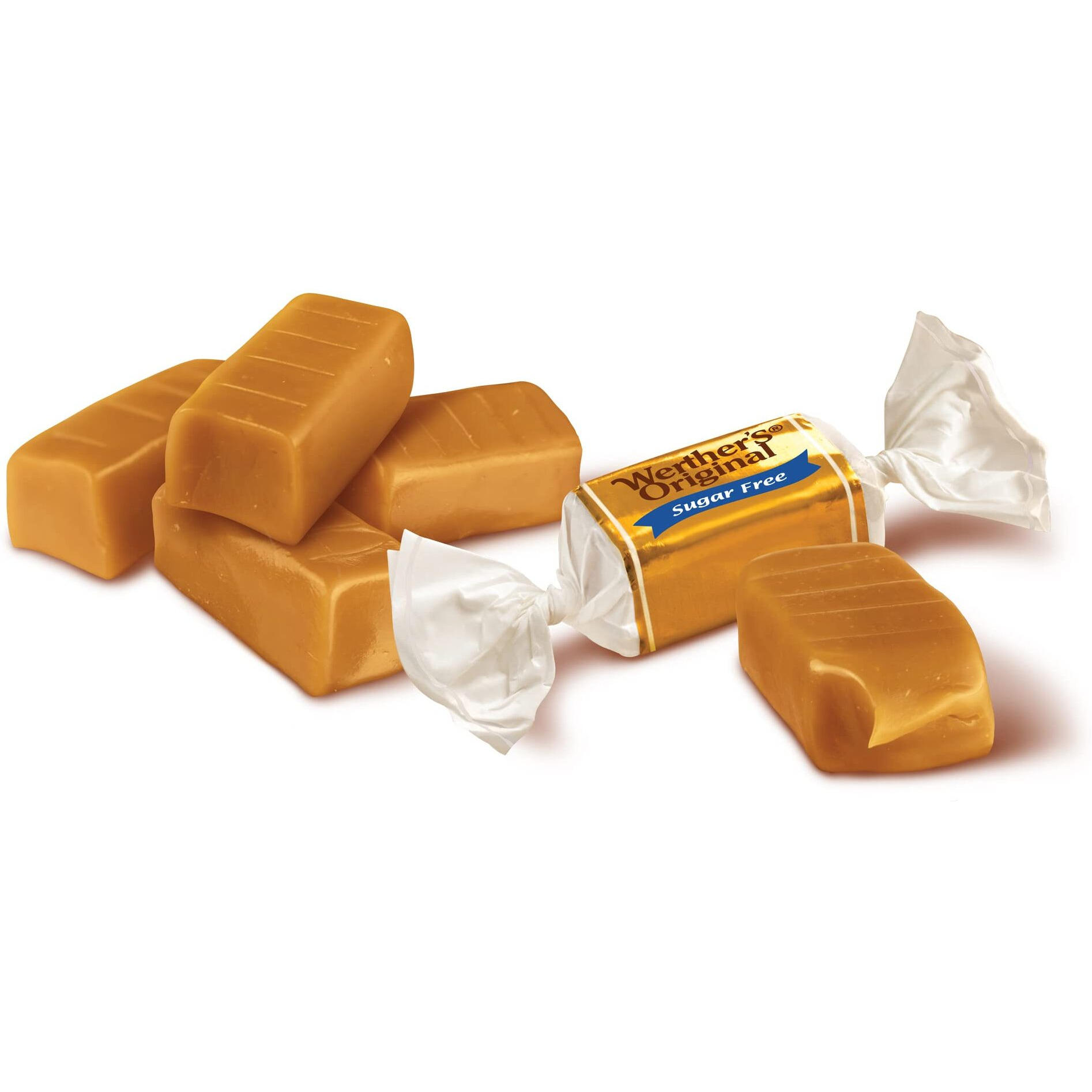 Werther's Original Chewy Sugar Free Caramel Candy, 1.46 Oz Bags (Pack Of 12)