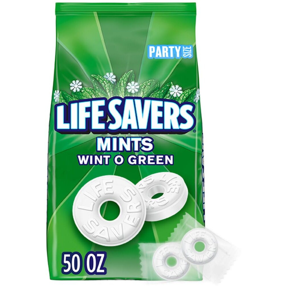 Life Savers Hard Candy, Wint-O-Green, 50 Oz