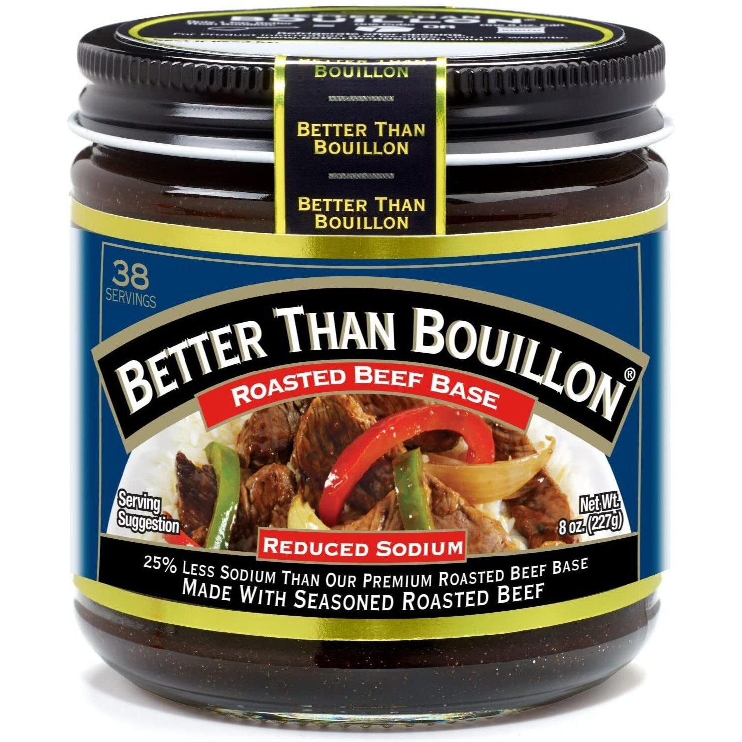 All Natural Reduce Sodium Beef Base 8Oz