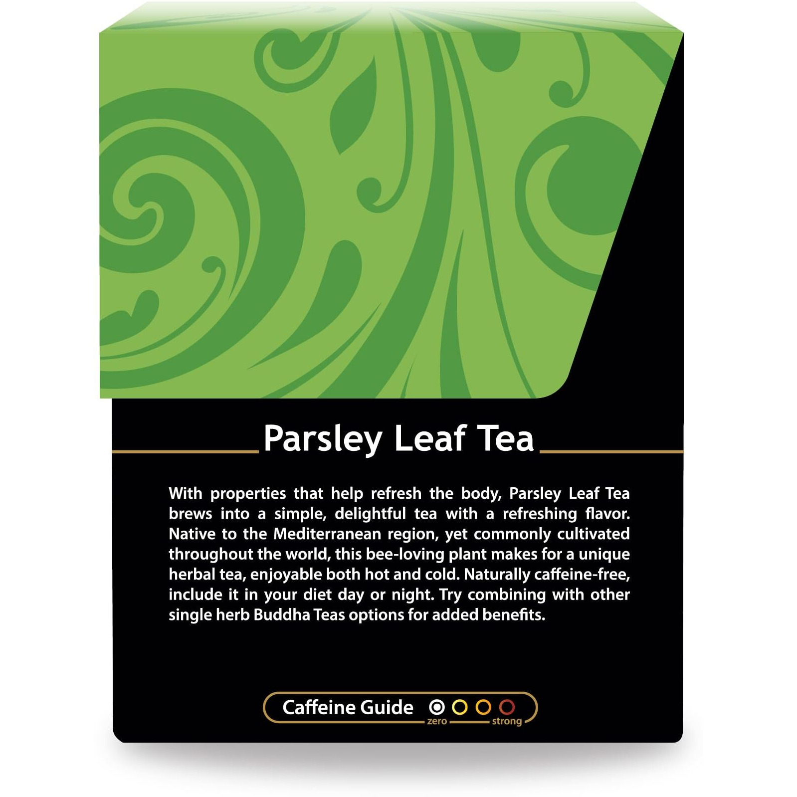 Buddha Teas Organic Parsley Tea - Ou Kosher, Usda Organic, Ccof Organic, 18 Bleach-Free Tea Bags