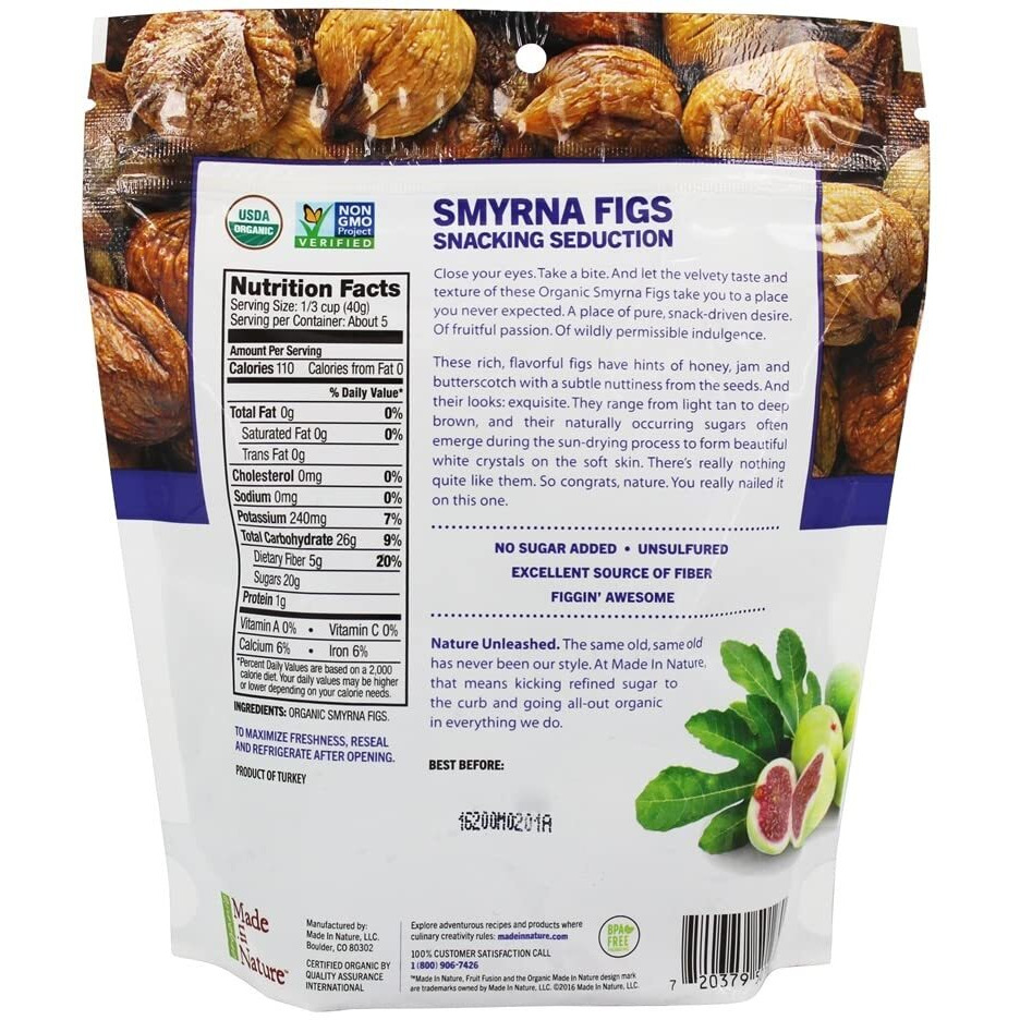 Made In Nature Organic Smyrna Figs, 7 Oz