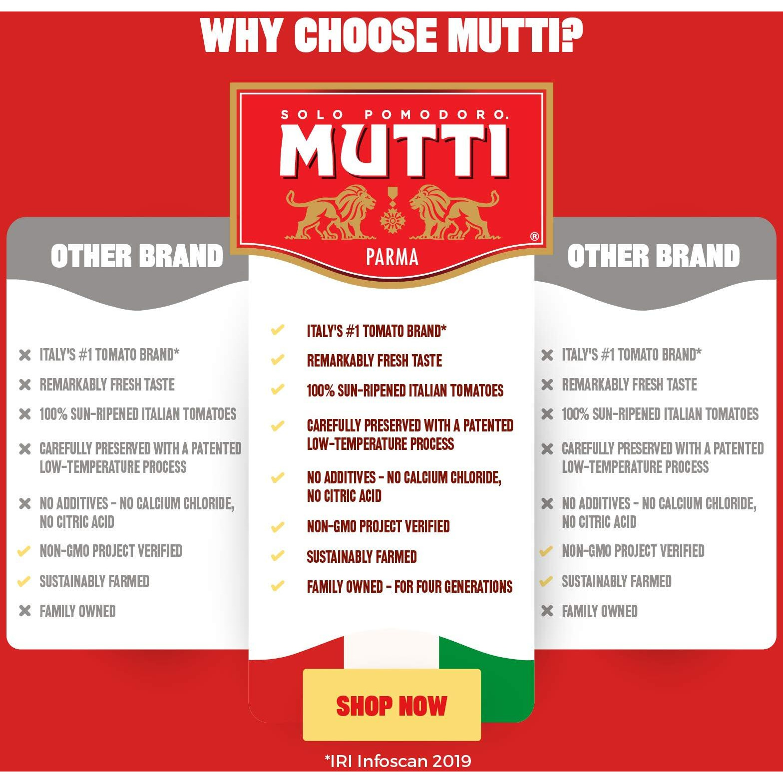 Mutti - 24.5 Oz. Tomato Puree With Fresh Basil (Passata Con Basilico) From Italys 1 Tomato Brand. Sweet And Velvety For Recipes Calling For Pureed Tomatoes.