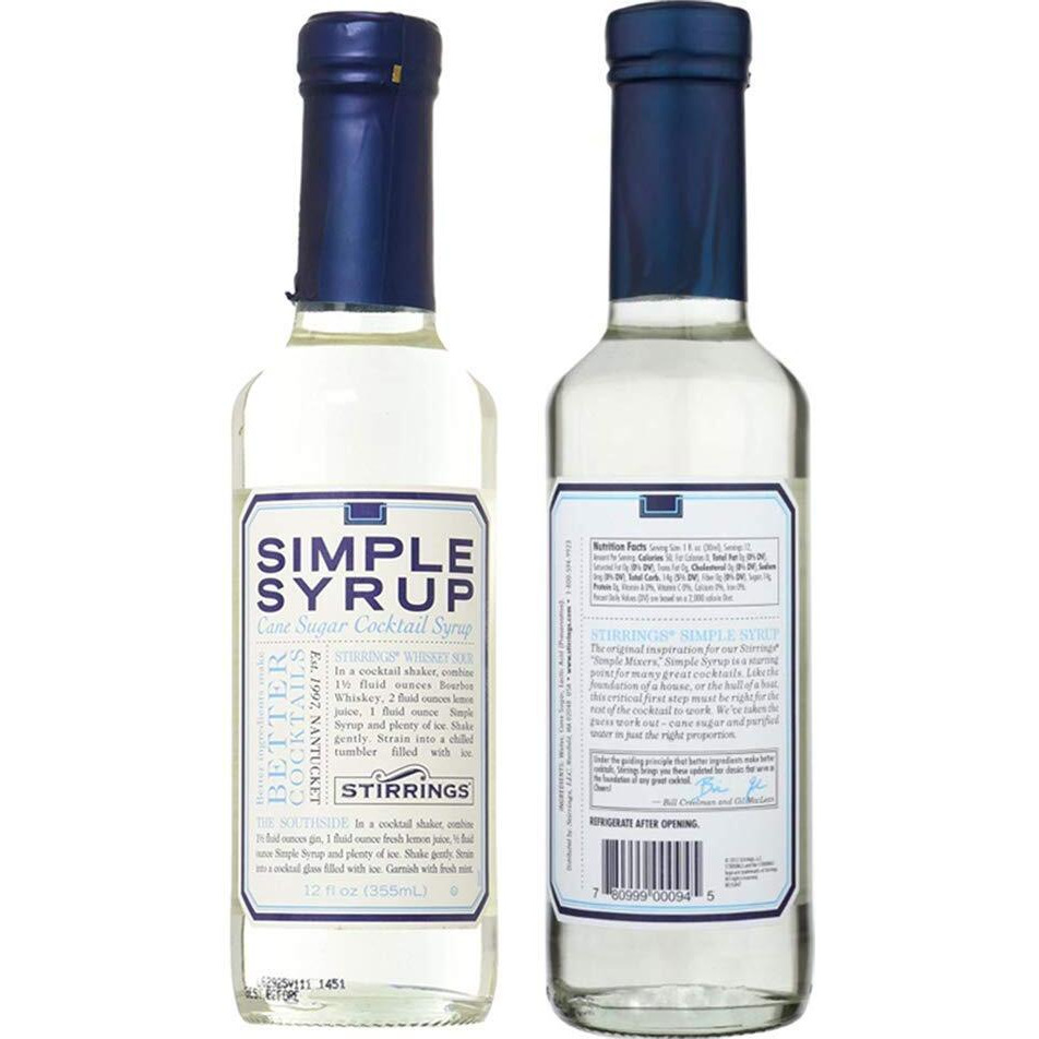 Stirrings, Simple Syrup, 12 Oz (6-Pack)