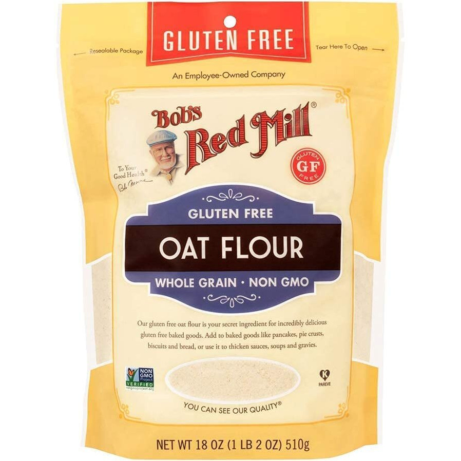 Bob's Red Mill Whole Grain Oat Flour, 18 Oz