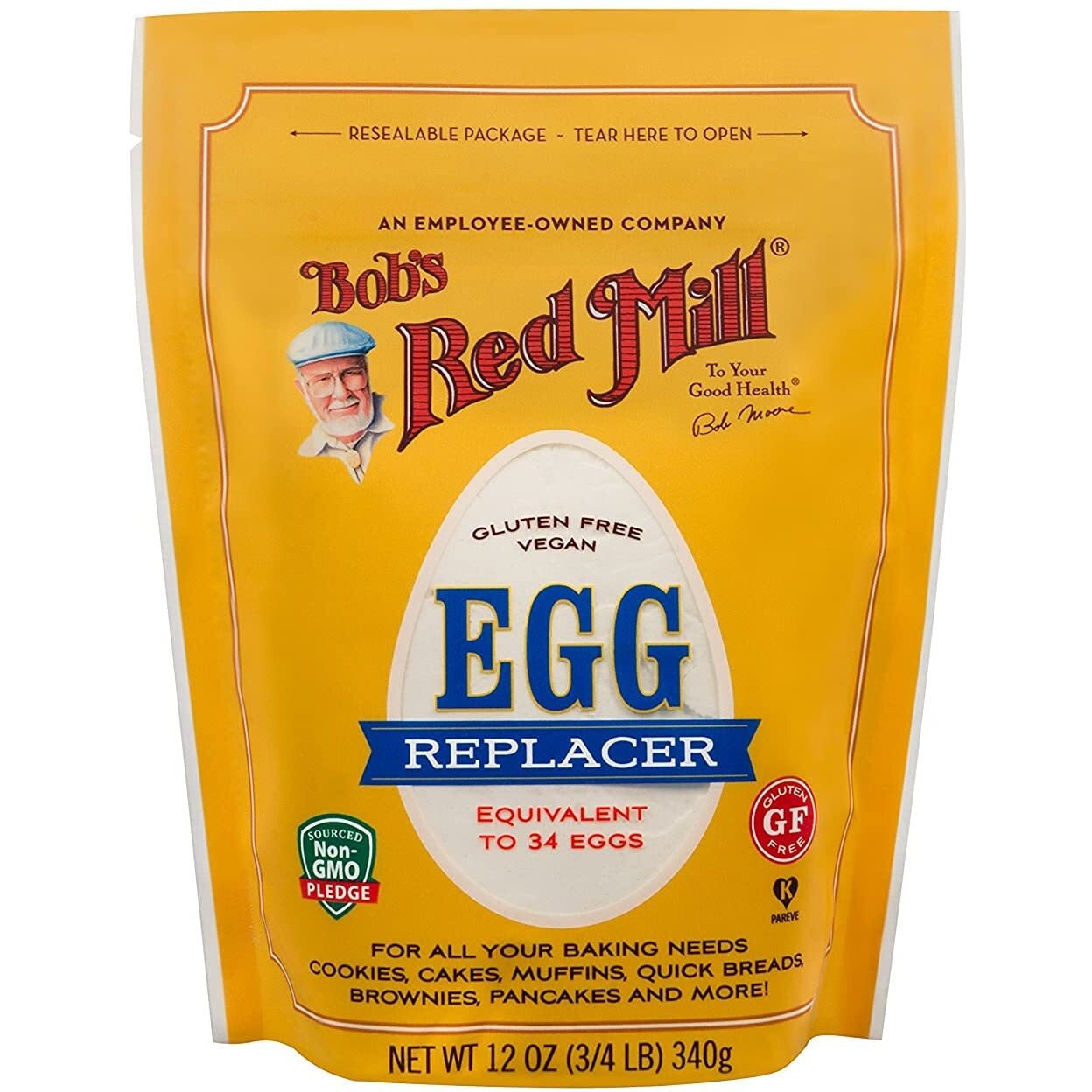 Bobs Red Mill Egg Replacer - Gf - 12 Ounce (Pack Of 2)