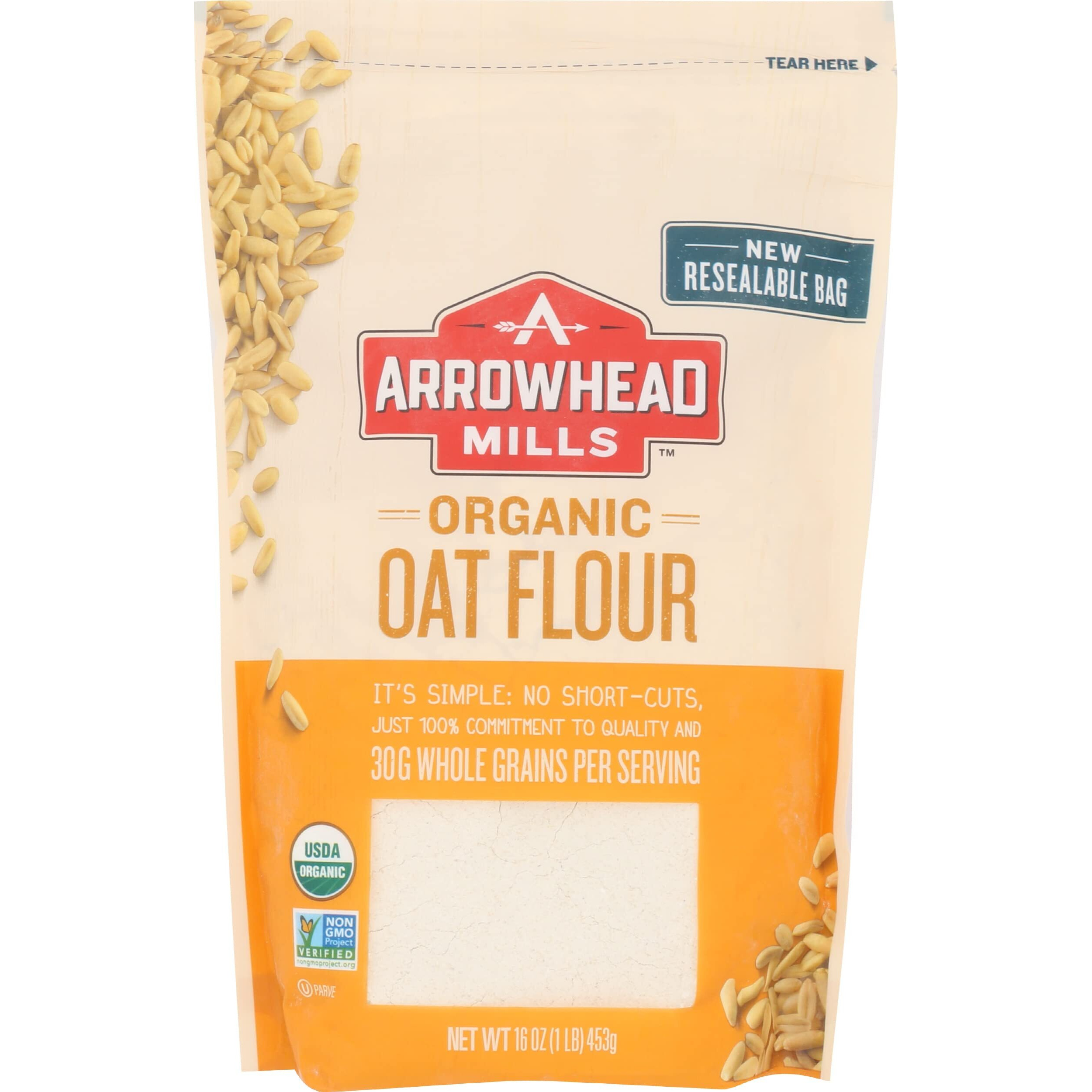 Arrowhead Mills Organic Oat Flour, 16 Oz