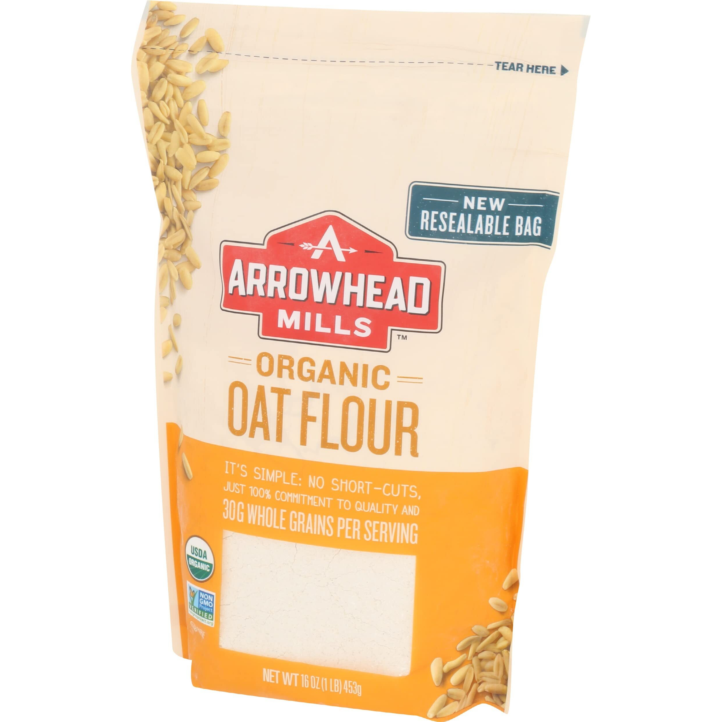 Arrowhead Mills Organic Oat Flour, 16 Oz