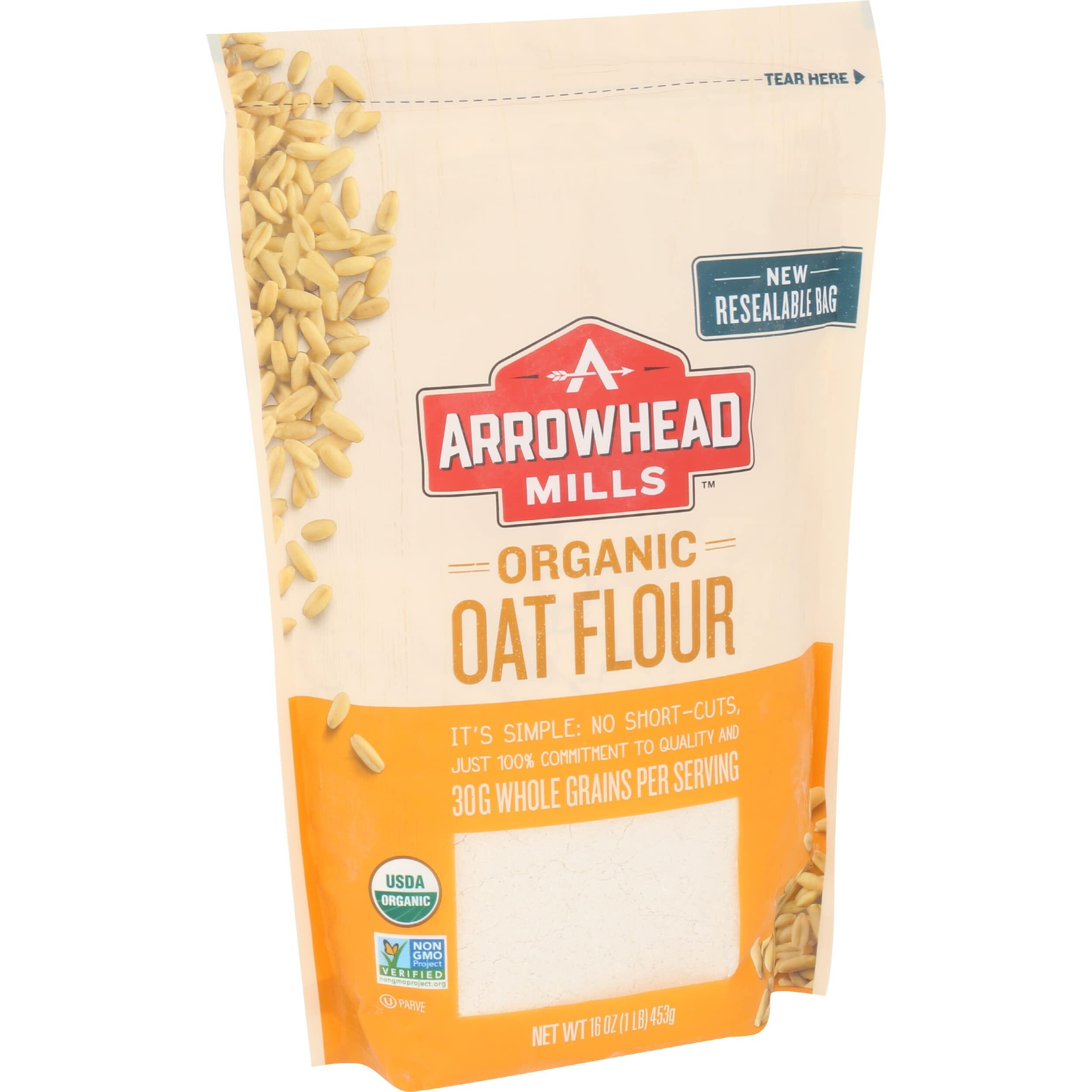 Arrowhead Mills Organic Oat Flour, 16 Oz