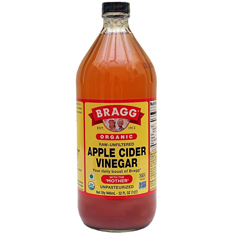 Bragg Organic Raw Apple Cider Vinegar, 32 Ounce - 1 Pack