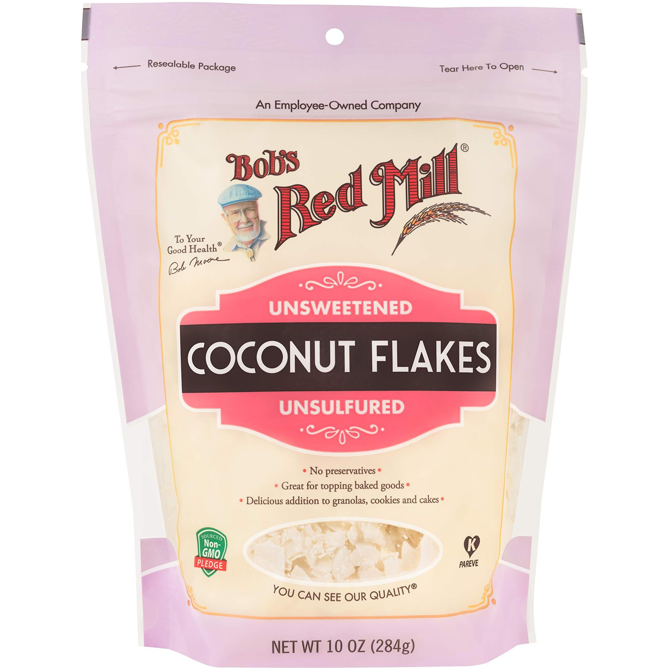 Bob's Red Mill Flaked Coconut, Unsweetened, 10 Oz