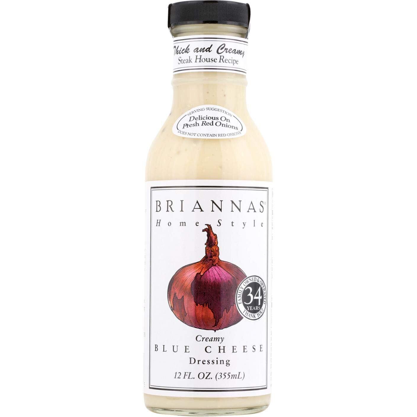 Briannas Homestyle True Blue Cheese 12 Fl Oz (Pack Of 6)