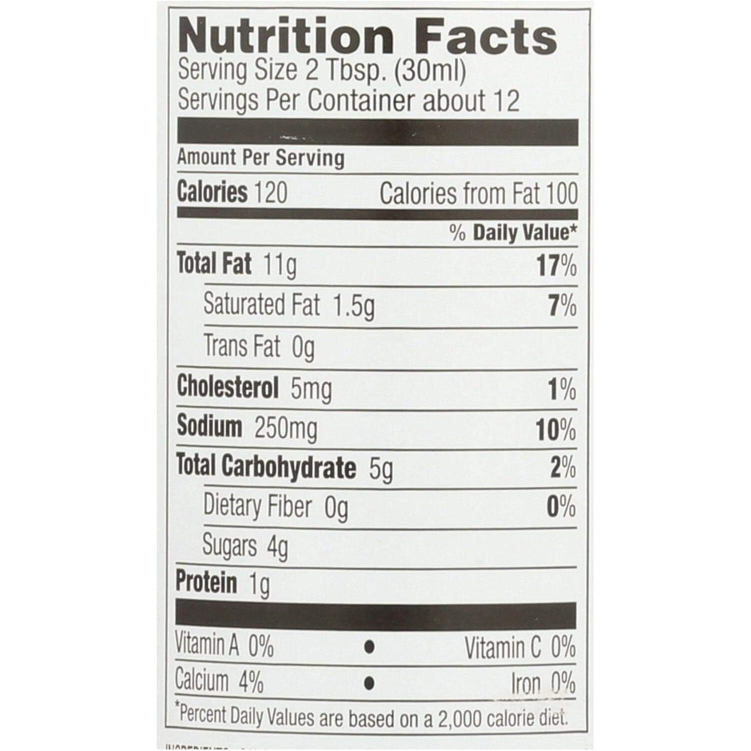 Briannas Homestyle True Blue Cheese 12 Fl Oz (Pack Of 6)