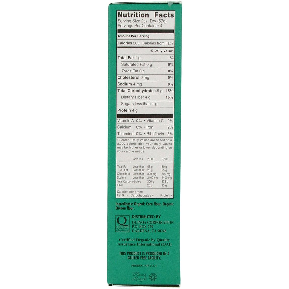 Ancient Harvest Organic Quinoa Pasta, Rotelle, 8 Ounce (Pack Of 12)