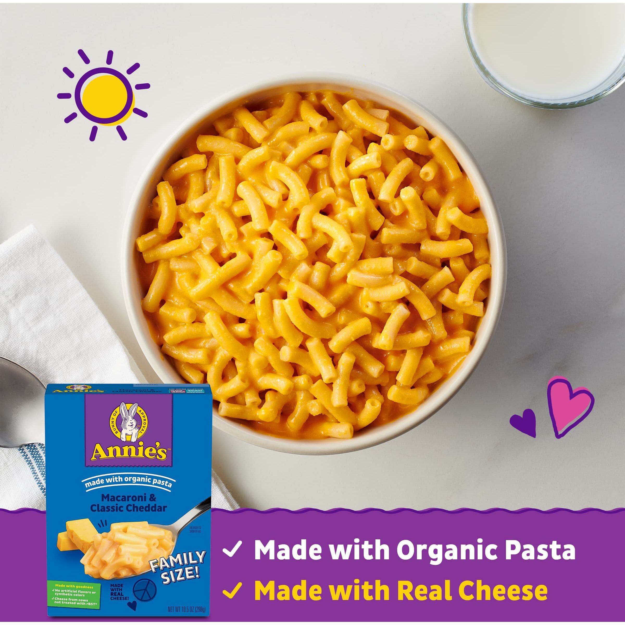 Annie's Homegrown Mac & Cheese Classic Family Size, 10.5000-Ounces (Pack Of6)