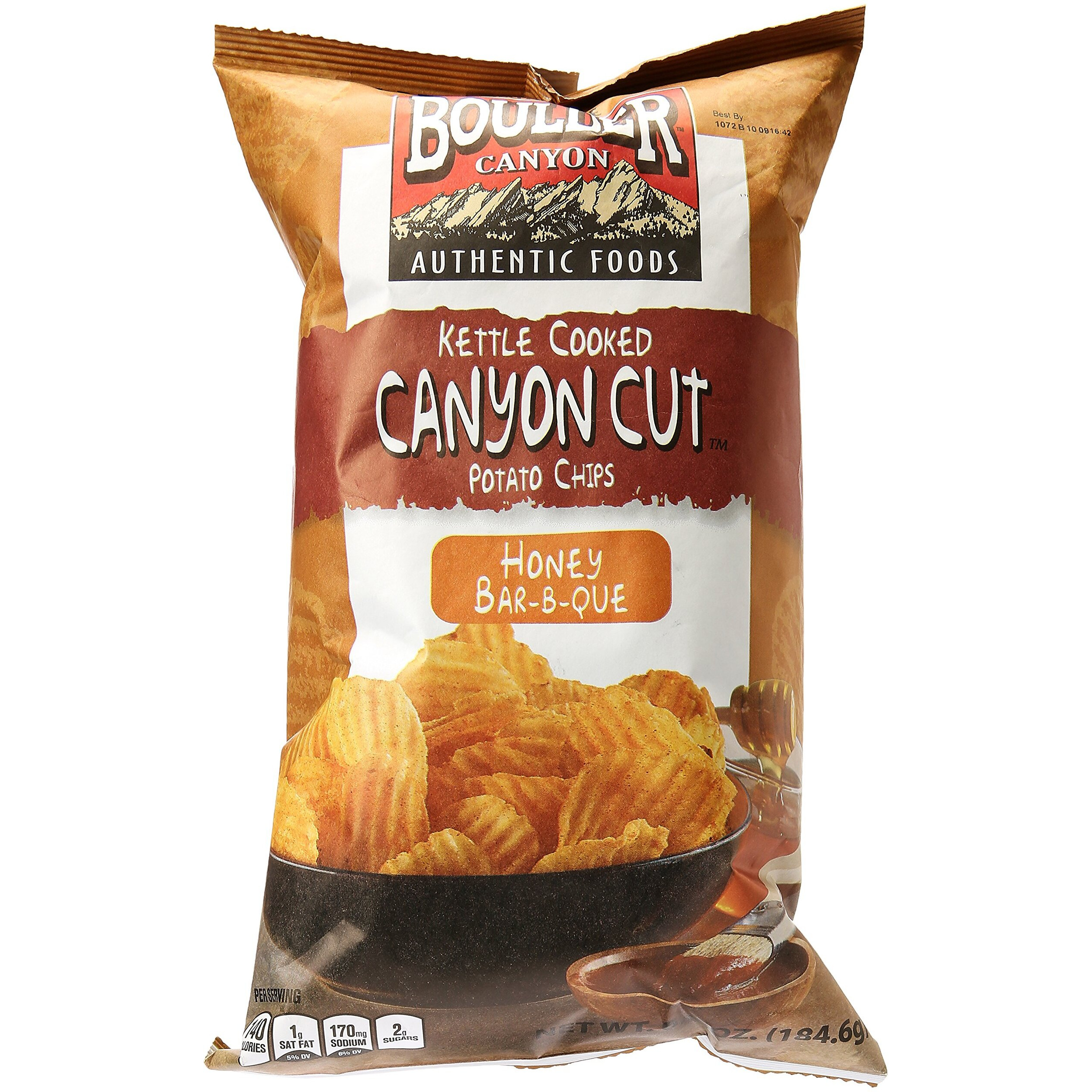 Boulder Canyon Chip Cut, Honey Bbq, 6.5 Oz
