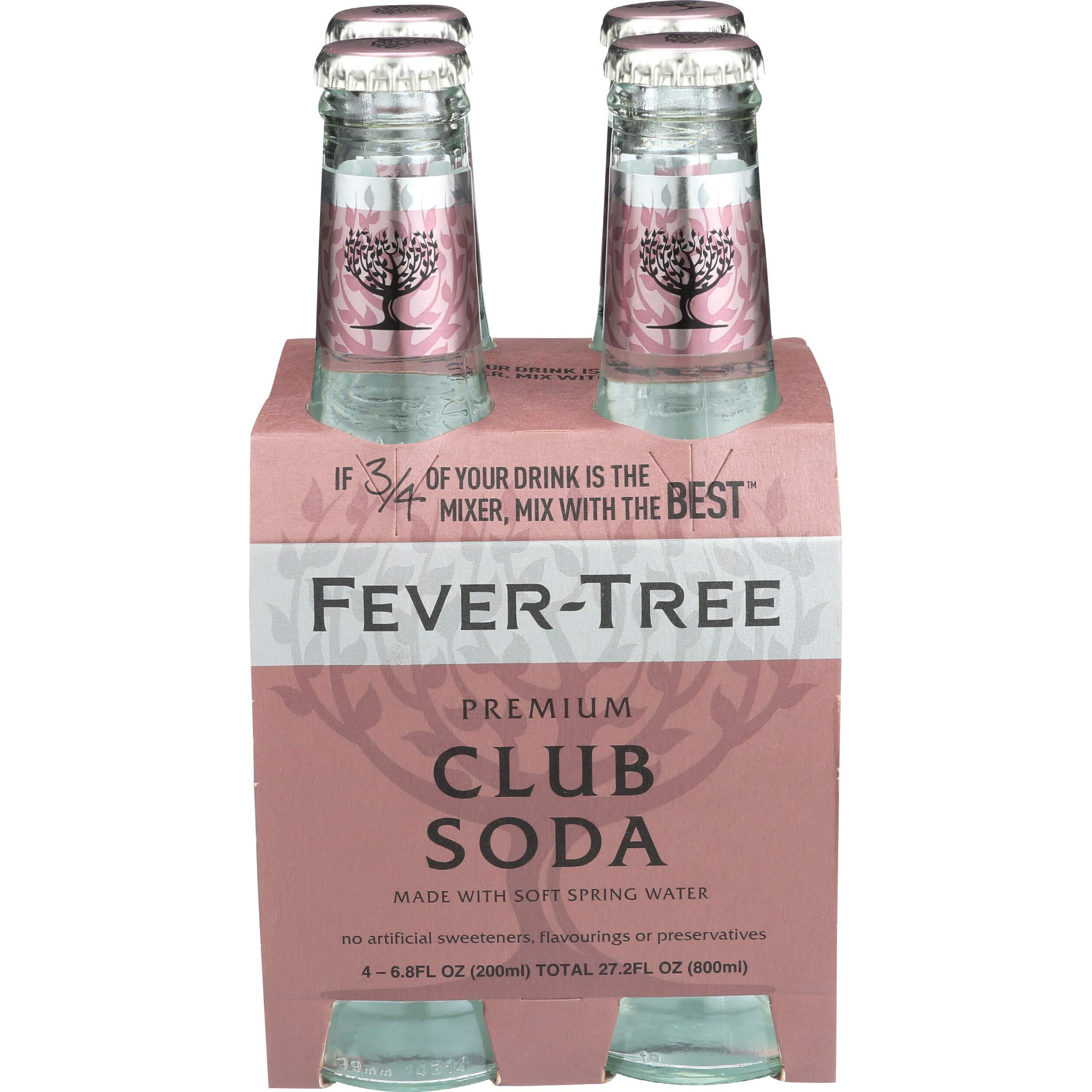 Fever-Tree Club Soda, 6.8 Fl Oz (Pack Of 4)