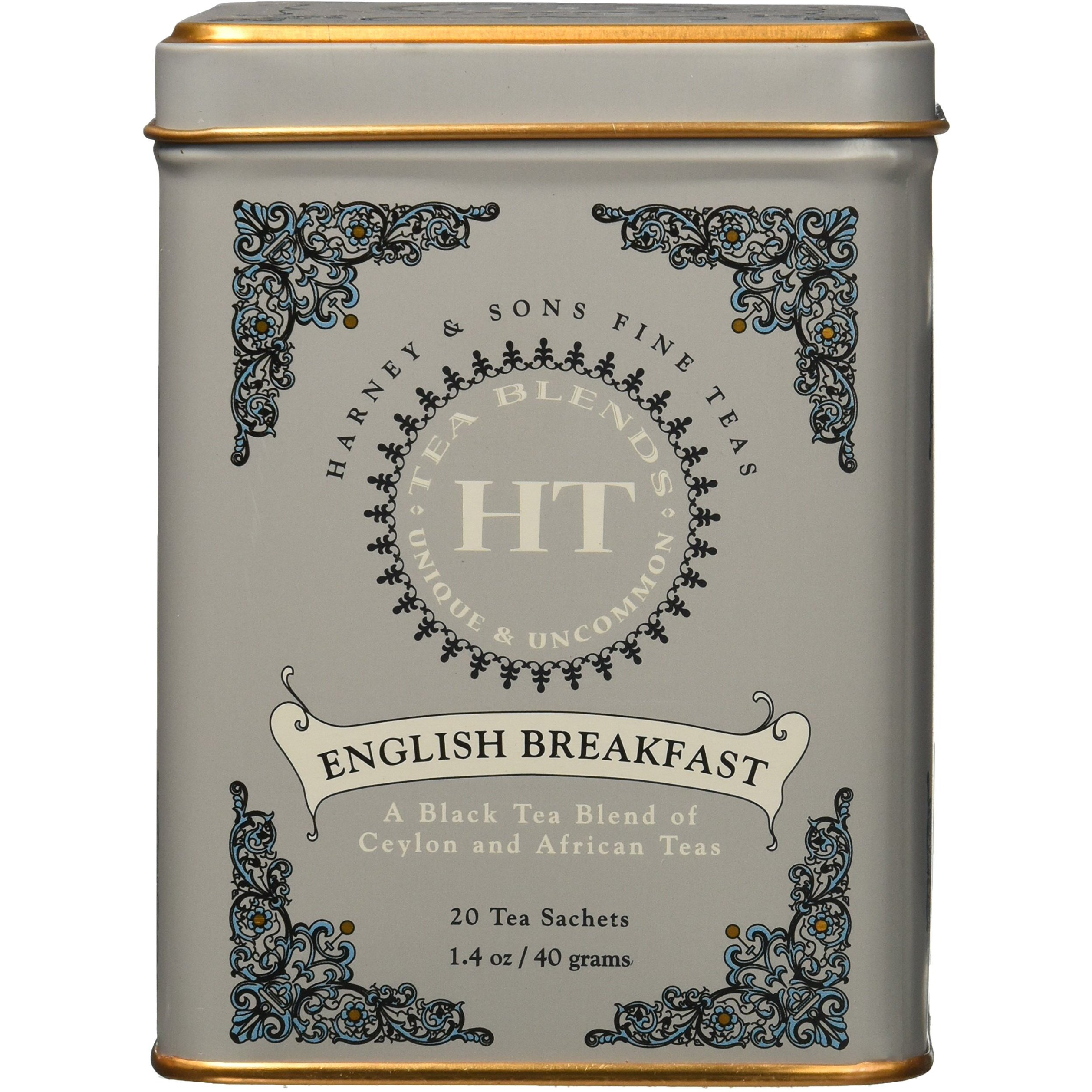 Harney & Sons English Breakfast, 20 Teabags Per Pack, 4 Count (Pack Of 1)