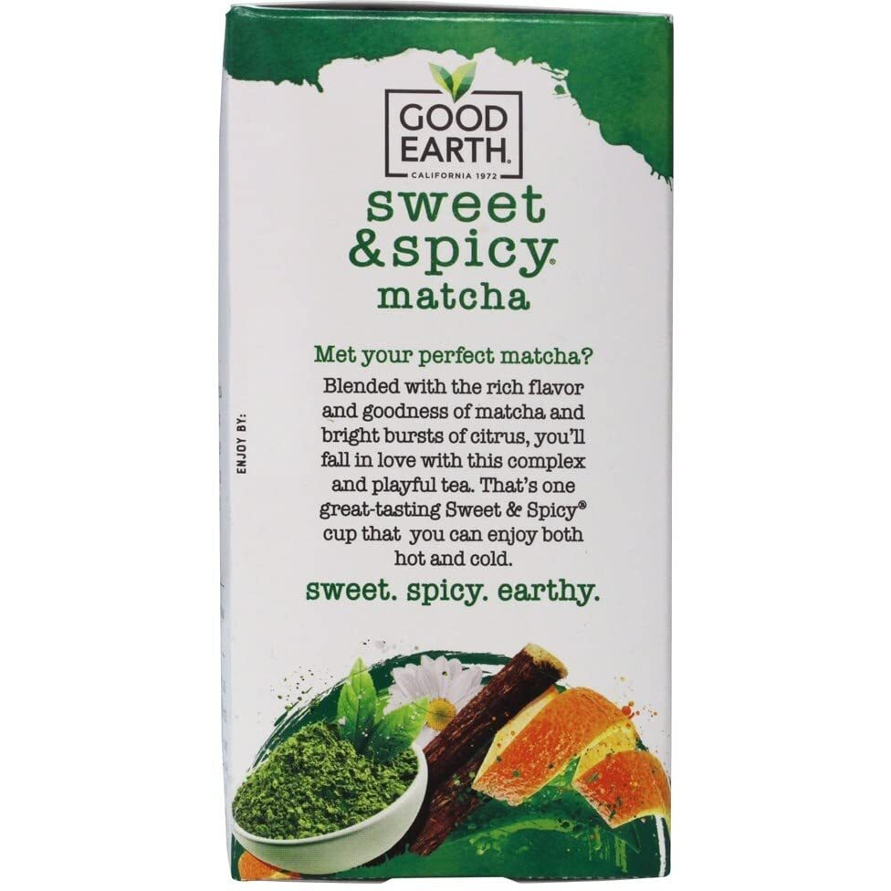 Good Earth Tea Matcha Maker, 18 Count (Pack Of 3)