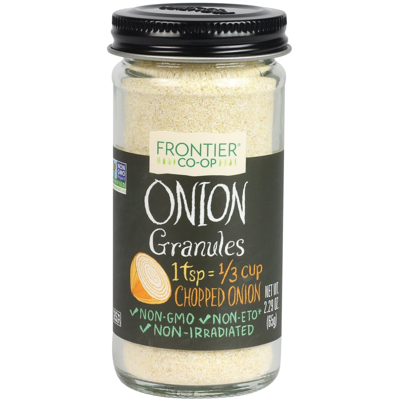 Frontier Natural Products Onion, White Granules, 2.29-Ounce