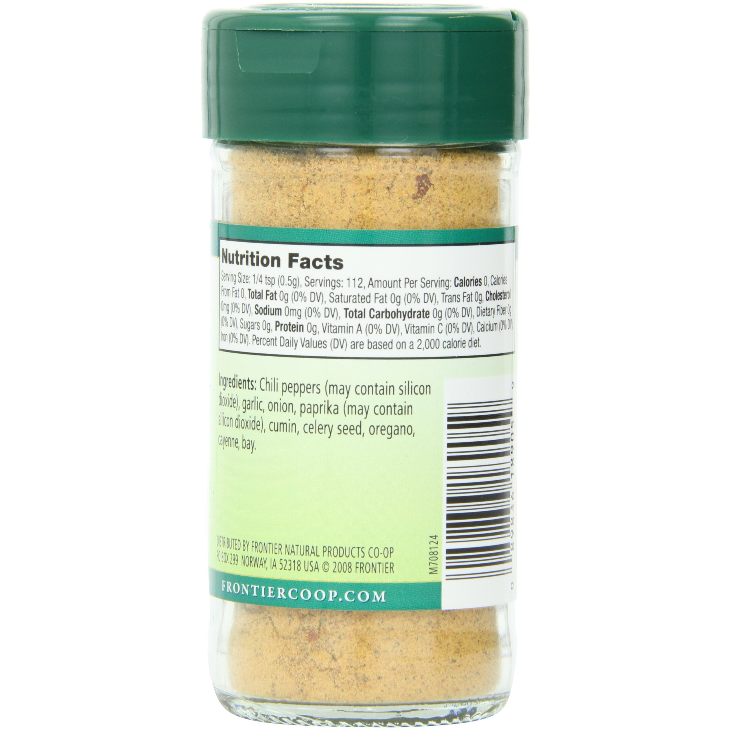 Frontier Seasoning Blends Salt-Free Mexican Seasoning, 2-Ounce Bottle