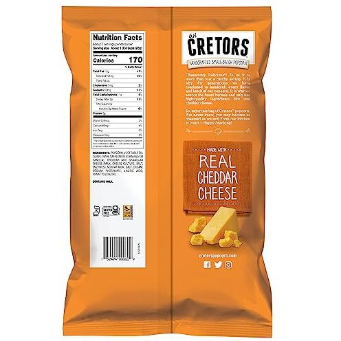 G.H. Cretors Just The Cheese Corn, 12 Count (Pack Of 12)