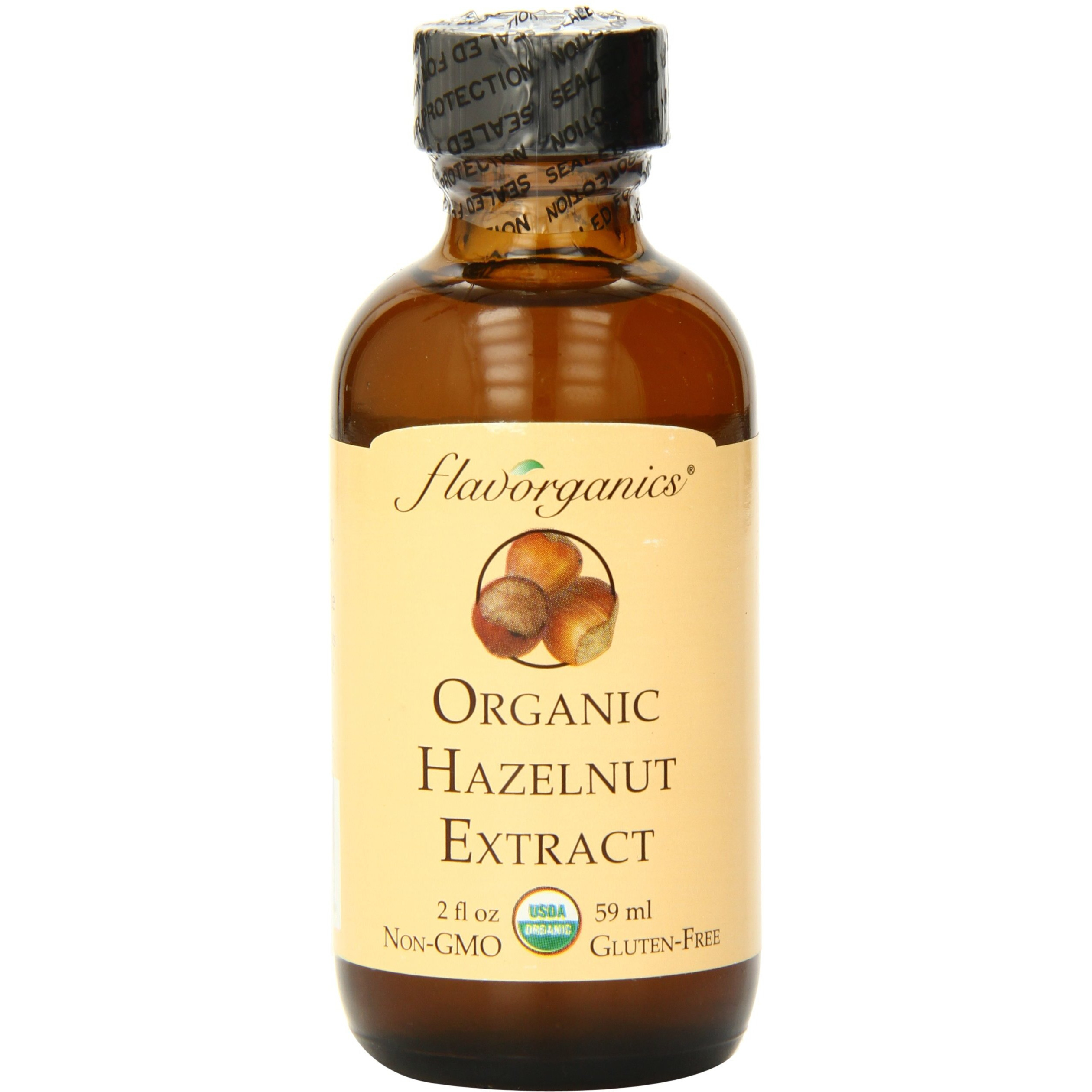 Flavorganics Organic Extract, Hazelnut, 2 Ounce