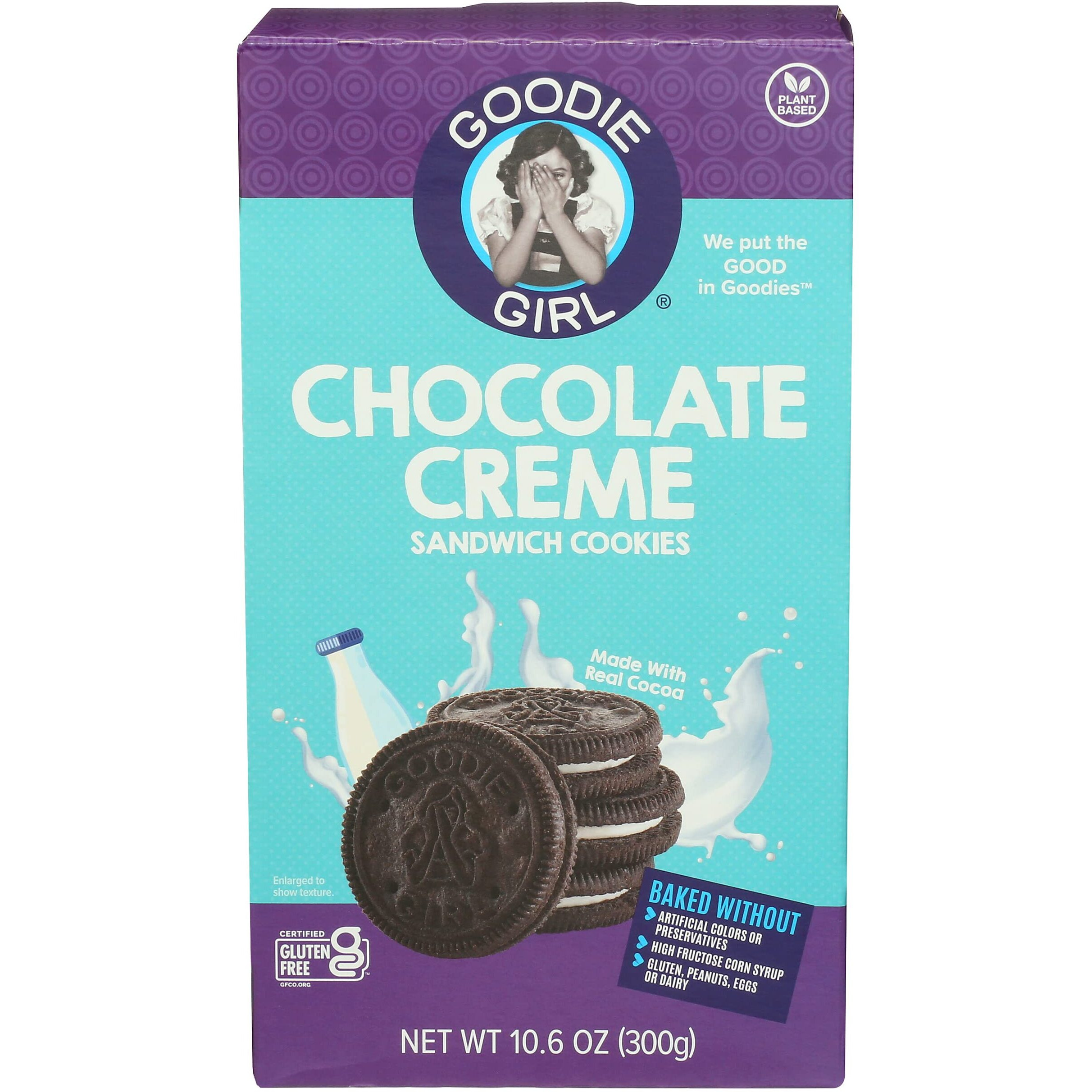Goodie Girl 6 Piece Cookie, Chocolate Creme, 10.6 Ounce