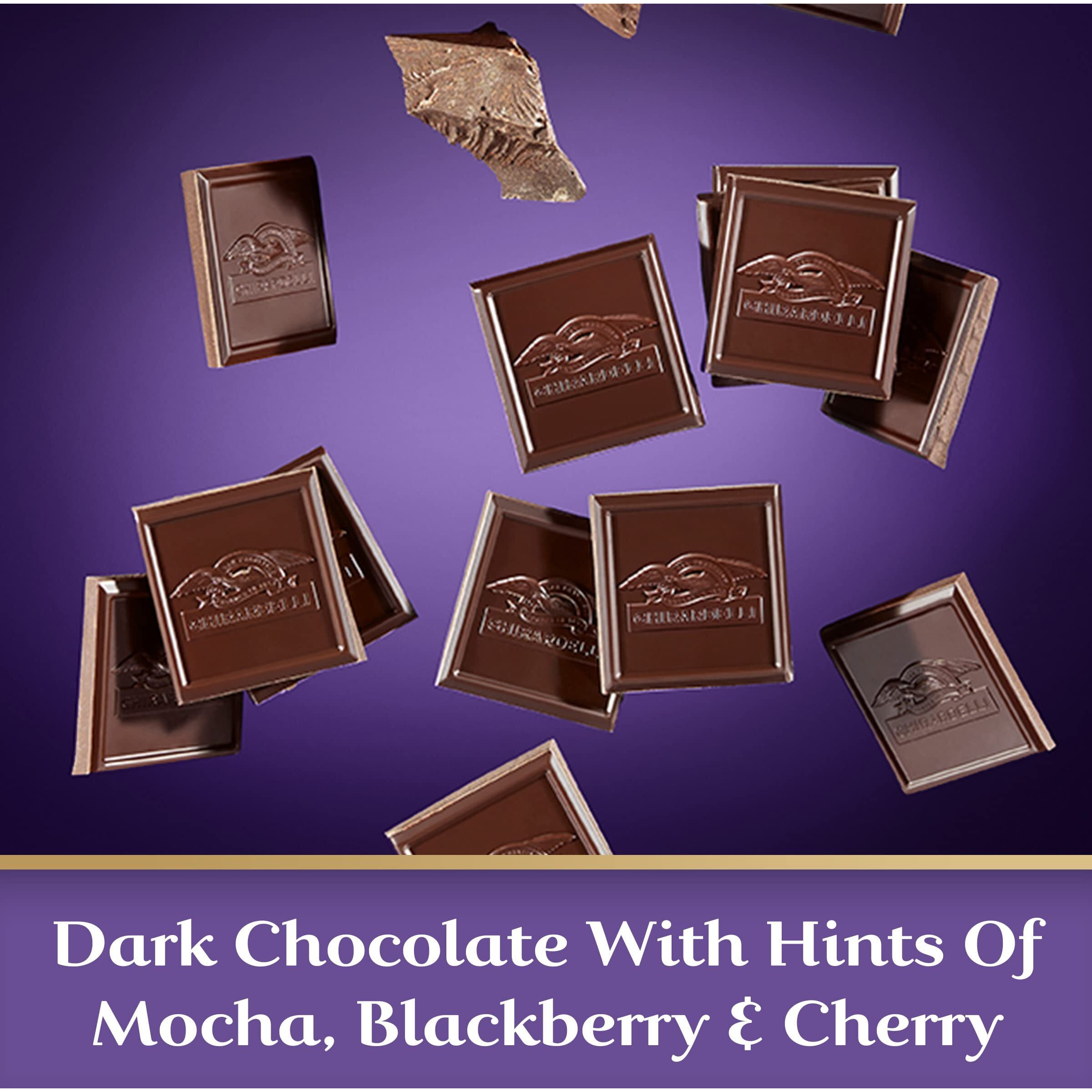 Ghirardelli Intense Dark Chocolate Squares, 72% Cacao Twilight Delight, 29.22 Oz (Pack Of 6)