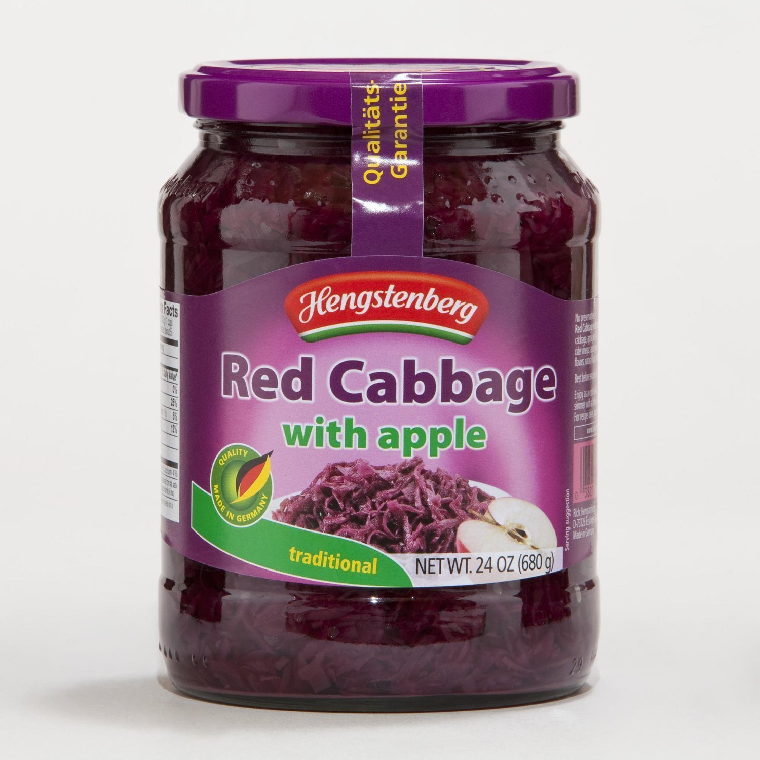 Hengstenberg Red Cabbage With Apples 24 Oz (Pack Of 3)3