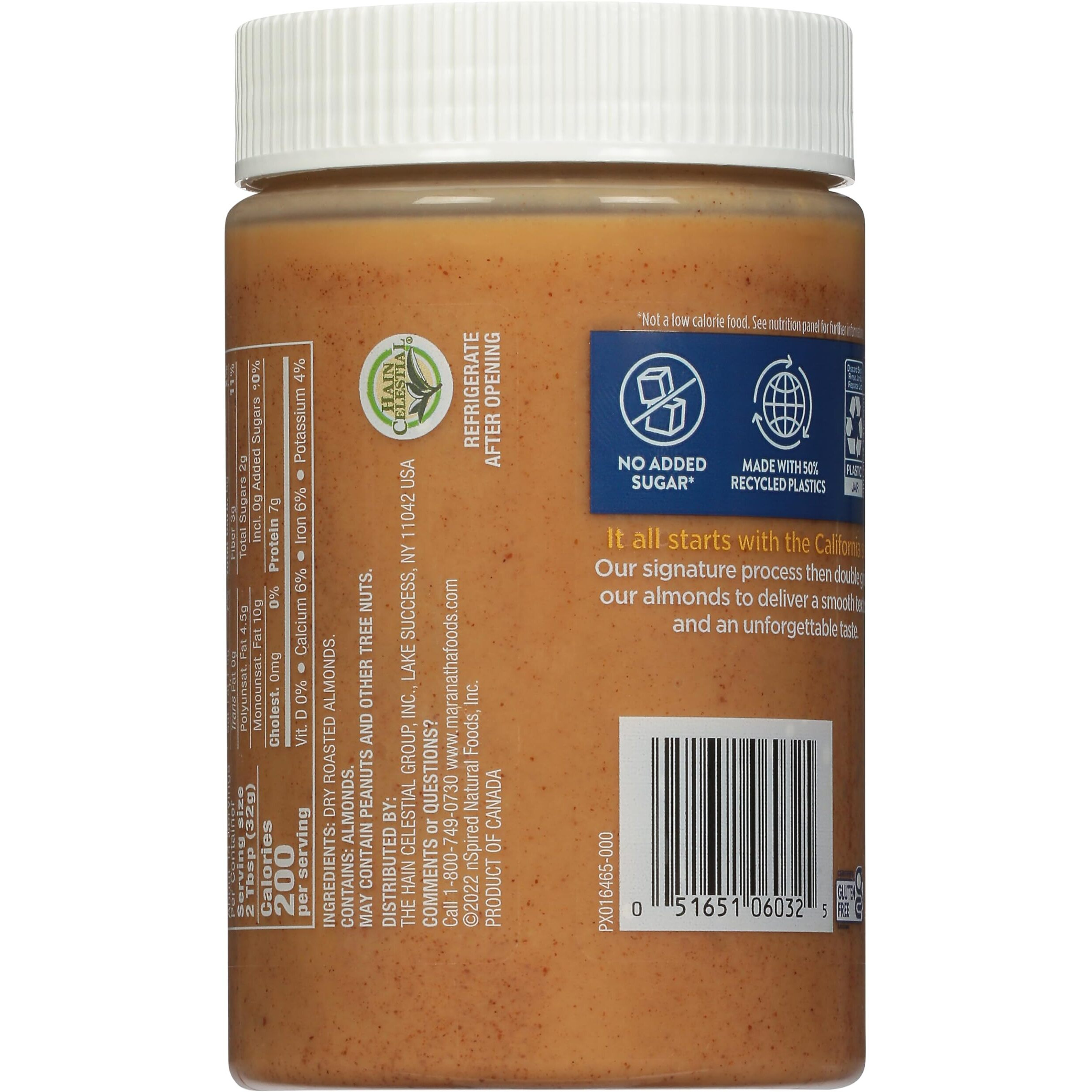 Maranatha No-Stir Creamy Roasted Almond Butter Spread, 16 Ounce
