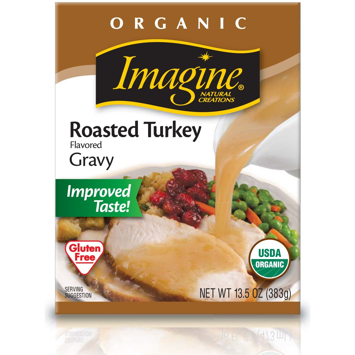 Imagine Organic Gravy, Roasted Turkey, 13.5 Ounce (Pack Of 12)