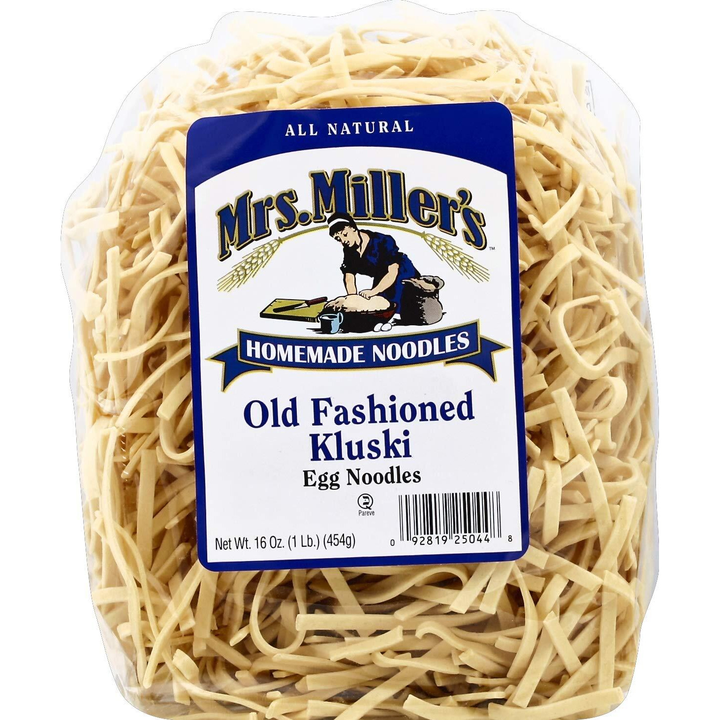 Mrs. Miller's Homemade Old Fashioned Egg Noodles, Kluski, 16 Oz (Pack Of 1)