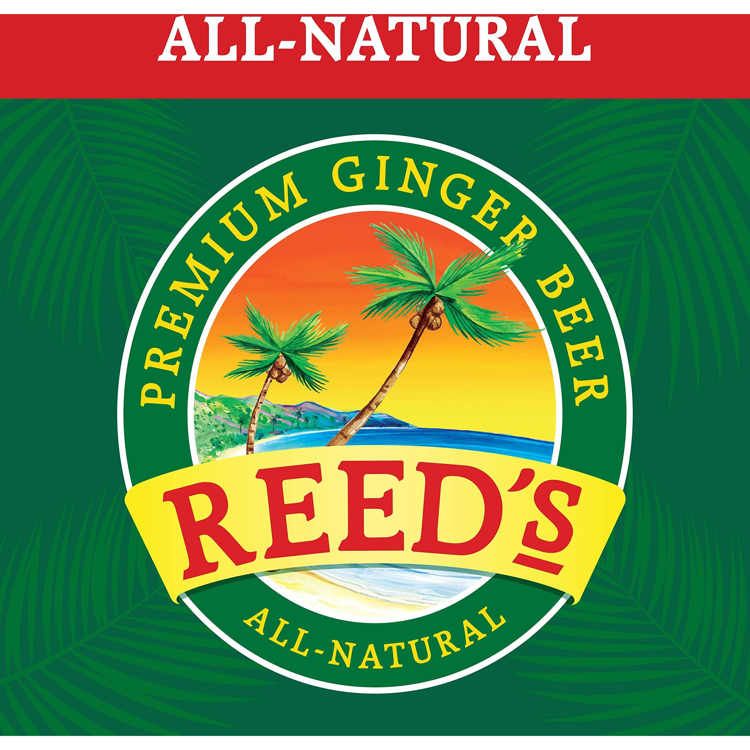 Reed's Ginger Beer Extra Ginger Brew, 12 Ounce (24 Bottles)