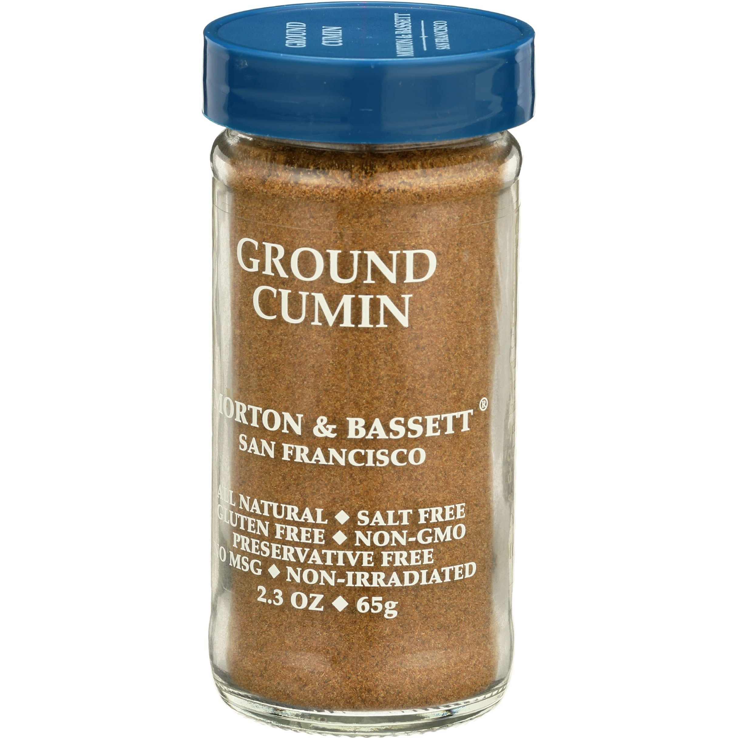 Morton & Bassett Ground Cumin 2.3 Ounce Jar