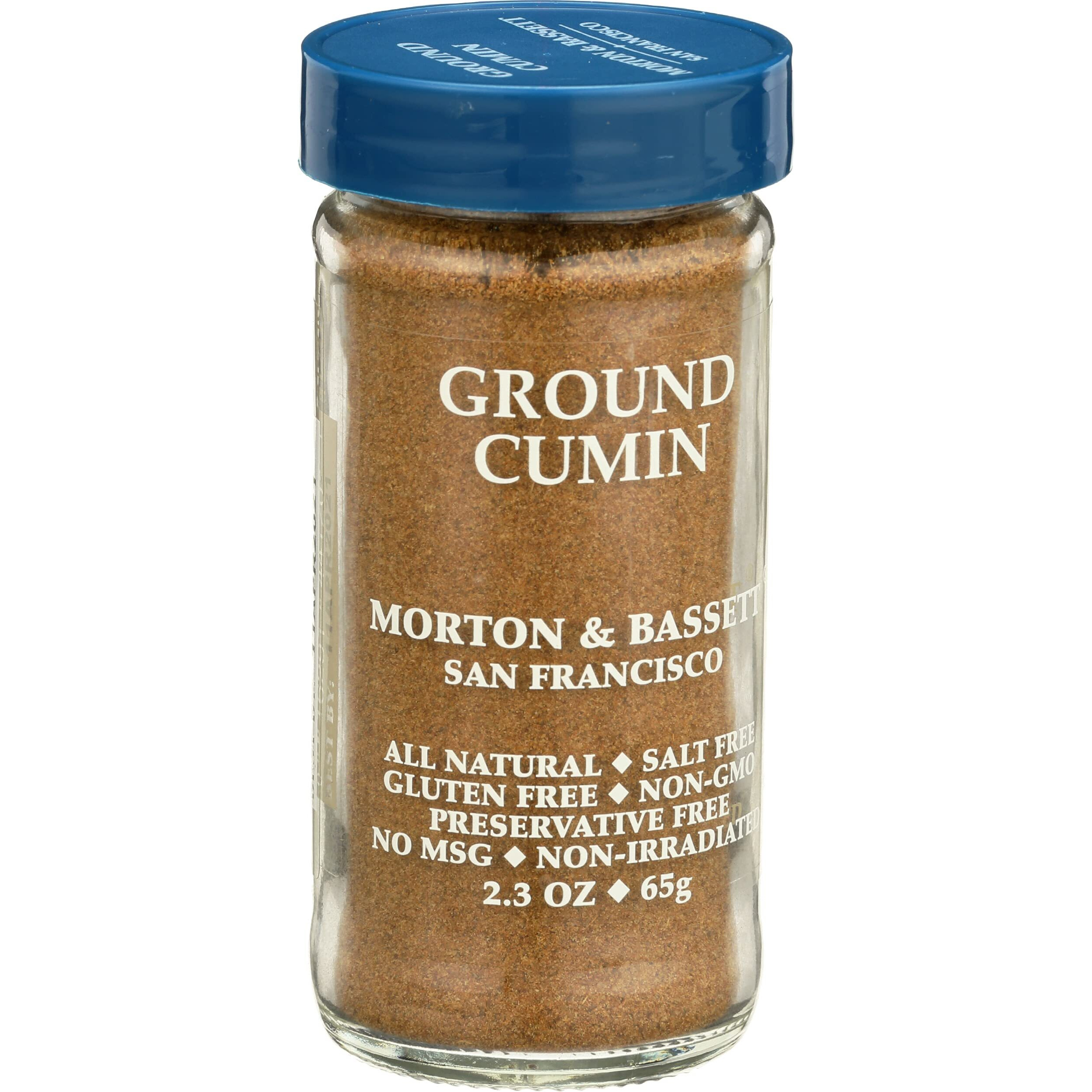 Morton & Bassett Ground Cumin 2.3 Ounce Jar