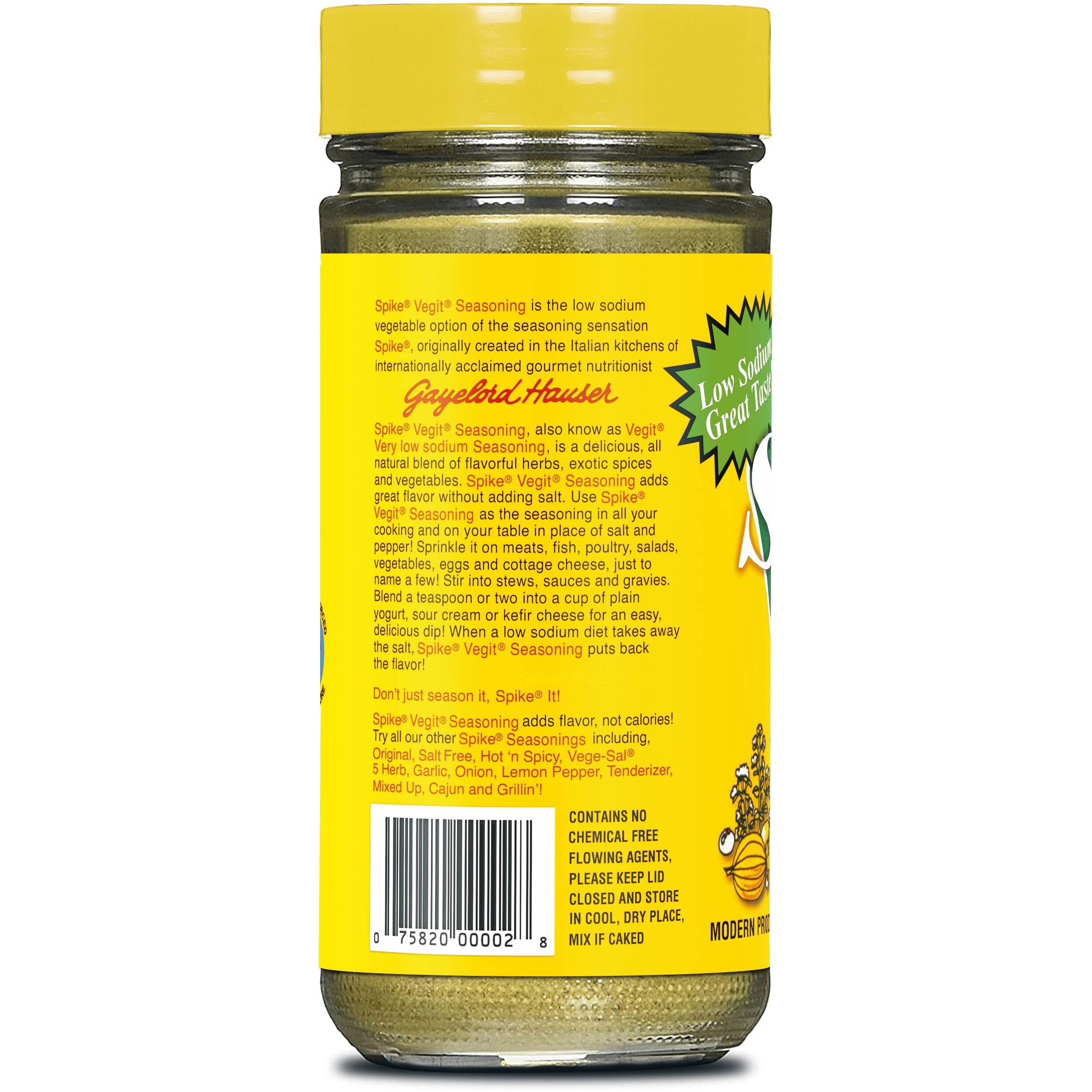 Spike Gourmet Natural Seasoning, Vegit, 2 Ounce (Pack Of 6)