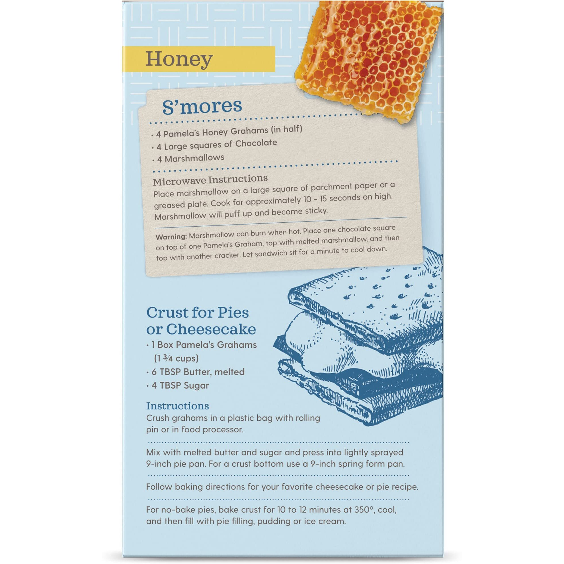Pamela's Products Gluten Free Honey Graham Crackers, 7.5 Oz